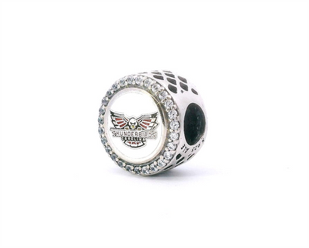 Pandora Carolina Thunderbirds Charm With CZ