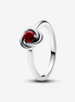 Pandora Moments January Red Eternity Circle Ring Size 7.5