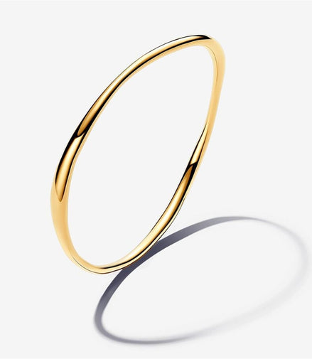 Pandora Essence Organically Shaped Bangle Bracelet Size 2