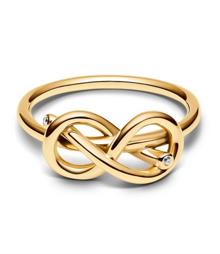Pandora Moments Infinity Knot Ring Size 7