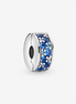 Pandora Moments Blue Pavé Clip Charm