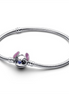 Pandora Disney Stitch Snake Chain Bracelet Size 17