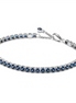 Pandora Sparkling Blue Tennis Bracelet Size 18