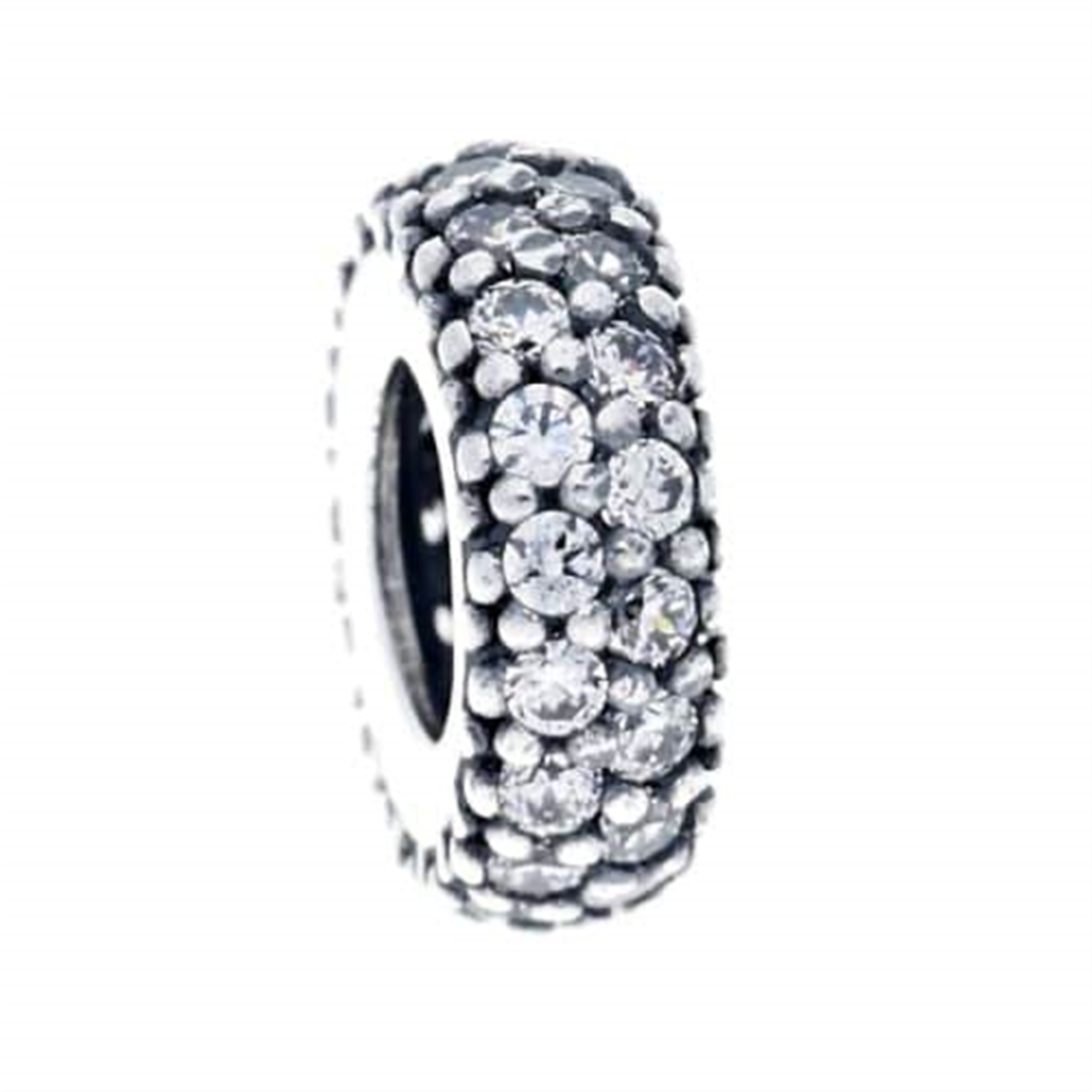 Pandora Moments Clear Sparkle Spacer Charm