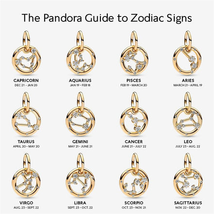 Pandora Moments Virgo Zodiac Dangle Charm
