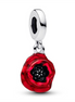 Pandora Poppy Dangle Charm