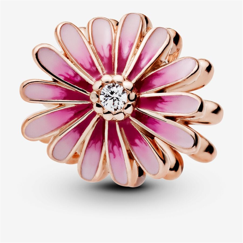 Pandora Moments Pink Daisy Charm