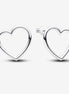 Pandora Moments Front-Facing Heart Stud Earrings
