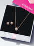 Pandora Timeless Sparkling Elevated Heart Jewelry Gift Set