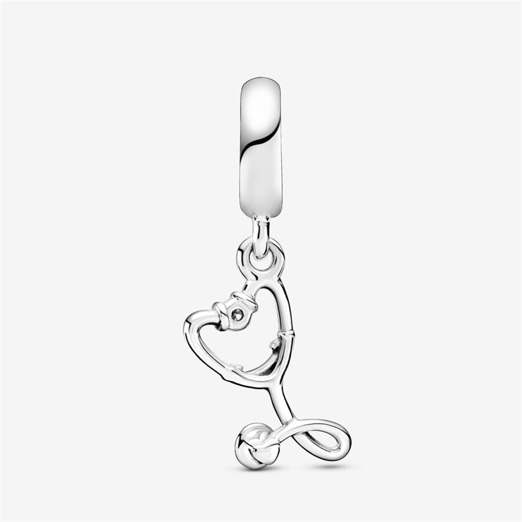 Pandora Moments Stethoscope Heart Dangle Charm