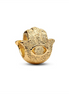Pandora Textured Hamsa Hand Gold-Plated Mini Charm