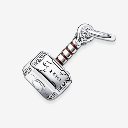 Pandora Marvel The Avengers Thor's Hammer Dangle Charm