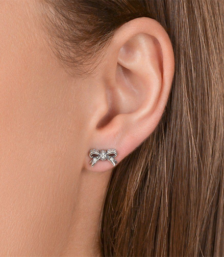 Pandora Moments Sparkling Bow Stud Earrings