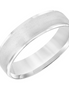 Frederick Goldman 14K White Gold Comfort Fit Wedding Band Size 10