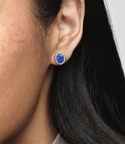 Pandora Timeless Sparkling Statement Halo Stud Earrings