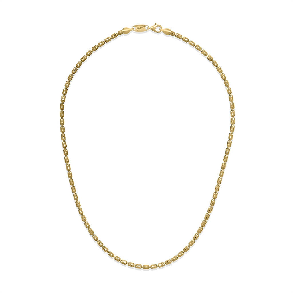 Desmos Gold Plated Crystal Barrel Necklace