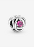 Pandora Moments October Pink Eternity Circle Charm