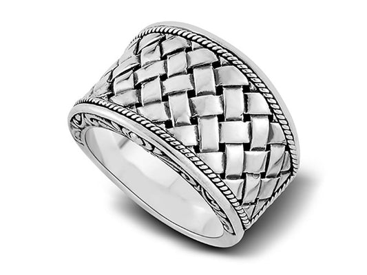 Precious Metal (No Stones) Fashion Rings - Men'