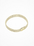 Desmos 18K Gold Plated Infinity 4 Row Bracelet 7"
