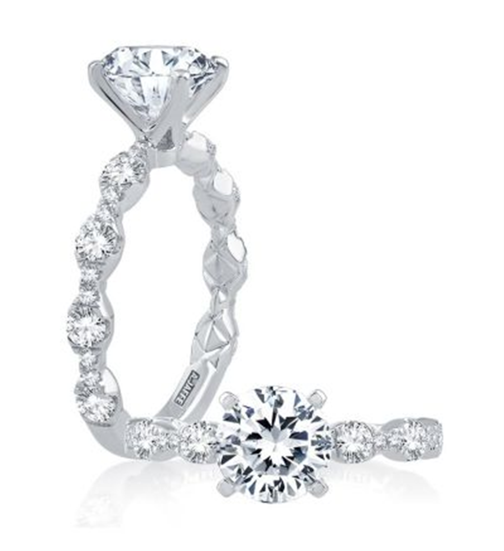 A.Jaffe Diamond Engagement Ring