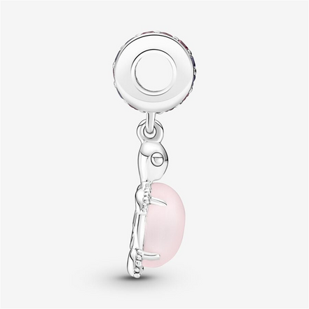 Pandora Moments Murano Glass Pink Sea Turtle Dangle Charm