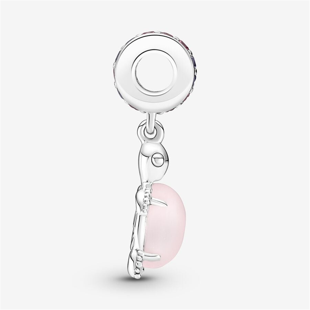 Pandora Moments Murano Glass Pink Sea Turtle Dangle Charm