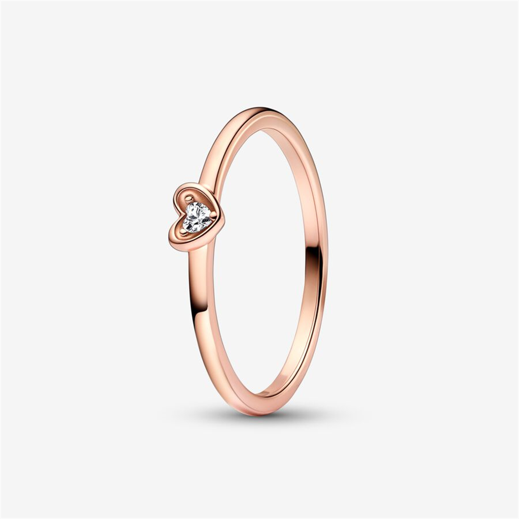 Pandora Moments Radiant Heart Ring Size 7.5