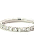 14K White Gold .34 CT Diamond Wedding Band