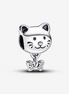 Pandora Moments Pet Cat And Bow Charm