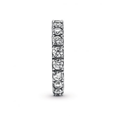 Pandora Sparkling Row Eternity Ring Size 7