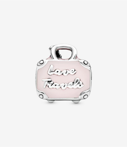 Pandora Moments Pink Travel Bag Charm