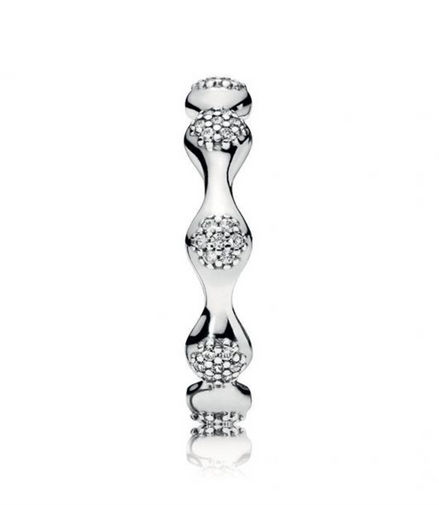 Pandora Moments Modern LovePods Ring Size 7