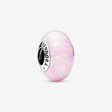 Pandora Moments Opalescent Pink Murano Charm