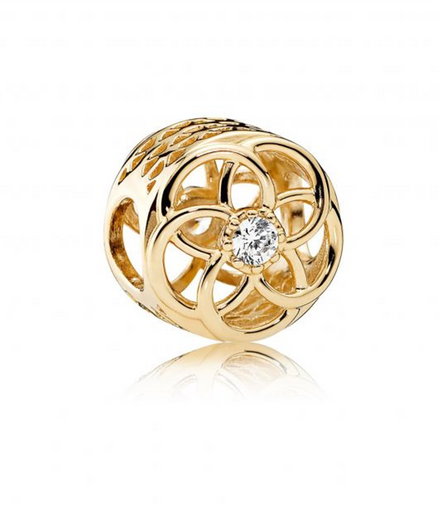 Pandora Timeless 14K Gold Loving Bloom Charm