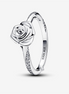 Pandora Moments Rose in Bloom Ring Size 7
