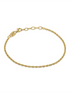 Desmos 18K Gold Plated Design Typhoon Bracelet 7.25"