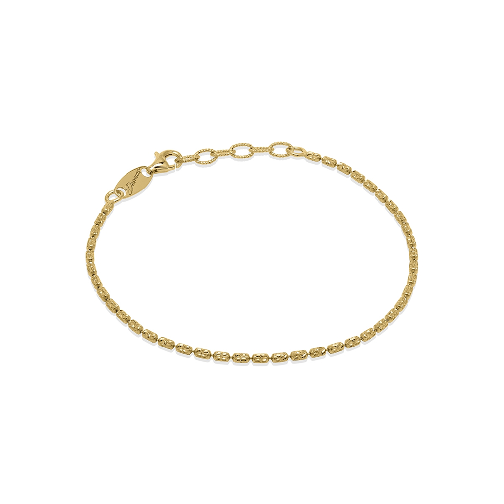 Desmos 18K Gold Plated Design Typhoon Bracelet 7.25"