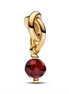 Pandora Moments January Birthstone Faceted Red Eternity Circle Dangle Charm