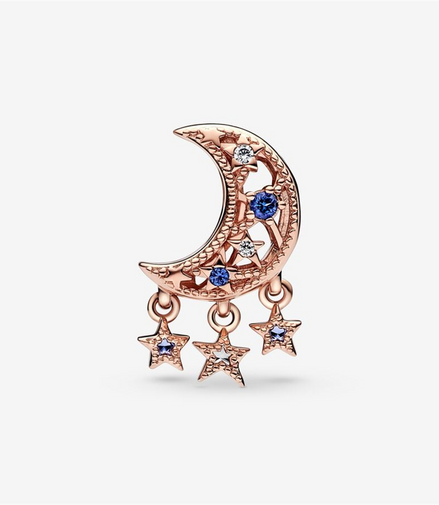 Pandora Moments Star & Crescent Moon Charm