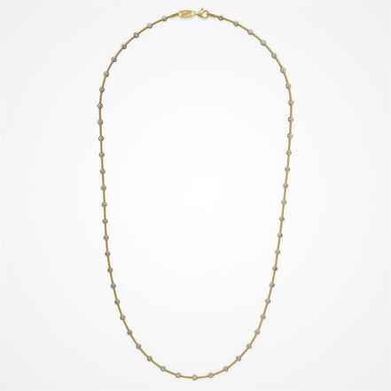 Desmos Two Tone Sfera Necklace 18"