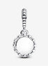 Pandora Moments Engravable Disc & Hearts Dangle Charm
