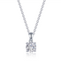 LaFonn 0.85 CTW Simulated Diamond 4 Prong Solitaire Necklace