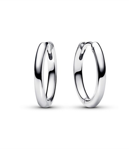 Pandora Moments 18 mm Charm Hoop Earrings