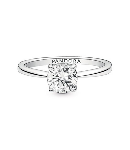 Pandora Sparkling Solitaire Ring Size 6