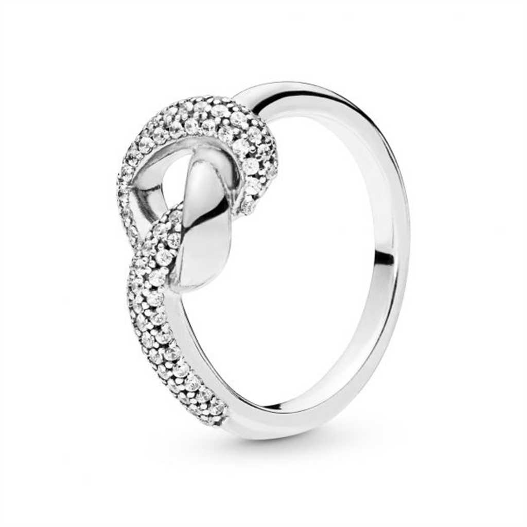 Pandora Moments Knotted Heart Ring Size 6