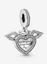 Pandora Moments Heart & Angel Wings Dangle Charm