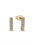 Pandora Timeless Pavé Single-Row Bar Stud Earrings
