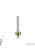 Lafonn 0.32 CTW Simulated Diamond And Simulated Peridot August Birthstone Love Pendant