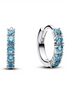Pandora Timeless Light Blue Huggie Earrings
