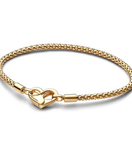 Pandora Moments Studded Chain Bracelet Size 16